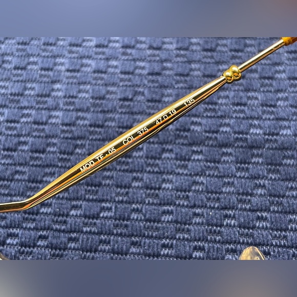 Tiffany & Co. Gold Oval Glasses - Picture 8 of 16